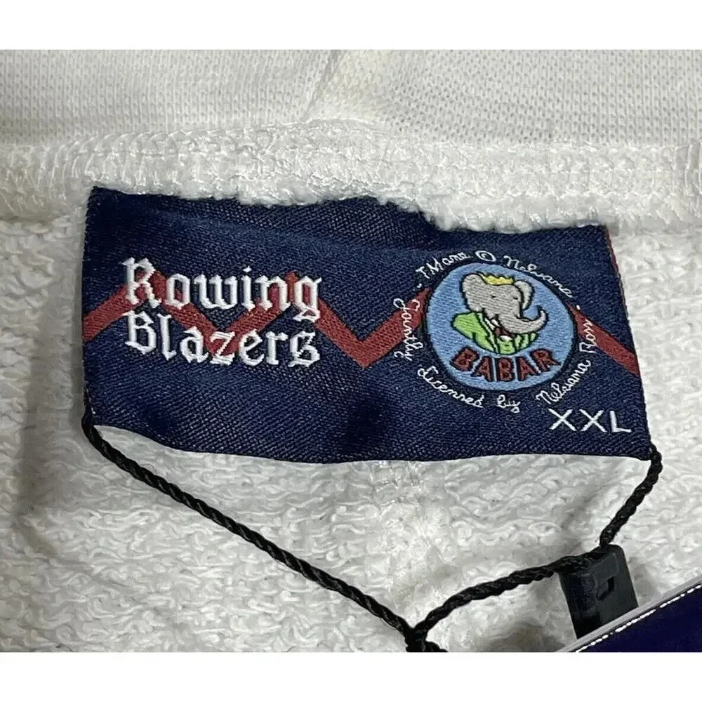 NWT Rowing Blazers x Babar the Elephant Sweatpants Cotton White Size XXL Unisex